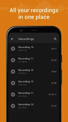 iRecorder - High-quality voice recorder android App screenshot 1